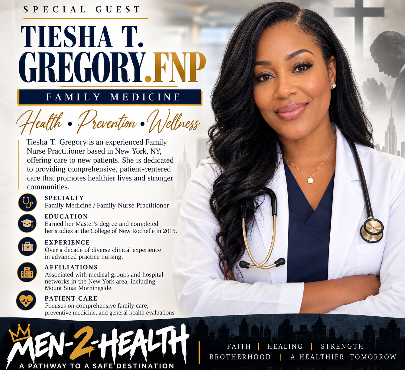 Portrait of Tiesha T. Gregory, FNP