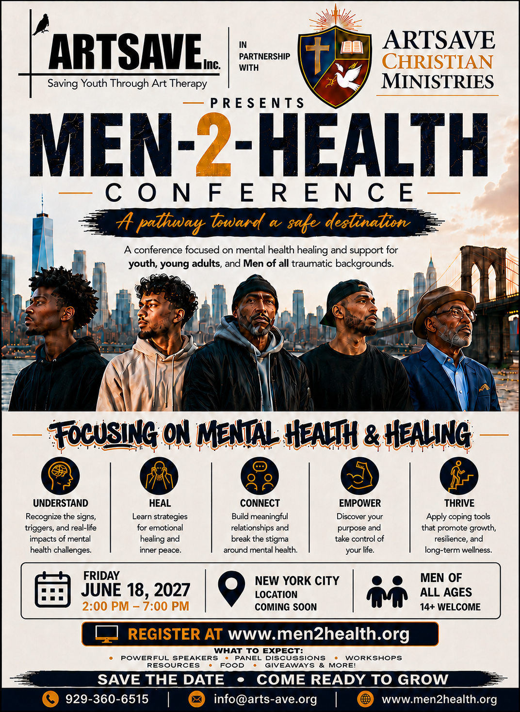 MEN-2-HEALTH Conference flyer